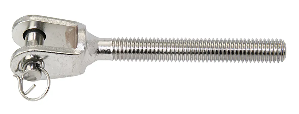Markenprodukt Gabel für Wantenspanner M14 rechts AISI316 - Gabelterminal