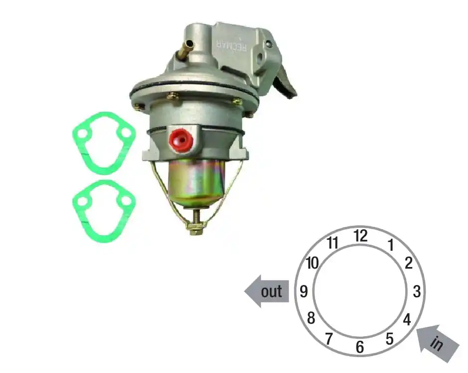 Ab Werk Recmar® Fuel Pump Mercruiser GM 262 V6 4.3 4.3LX & OMC 41141A2 862077A1