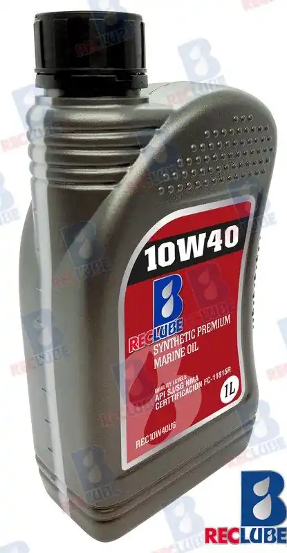 Recmar® Premium synthetic marine engine oil 10W40 1L bottle Sale