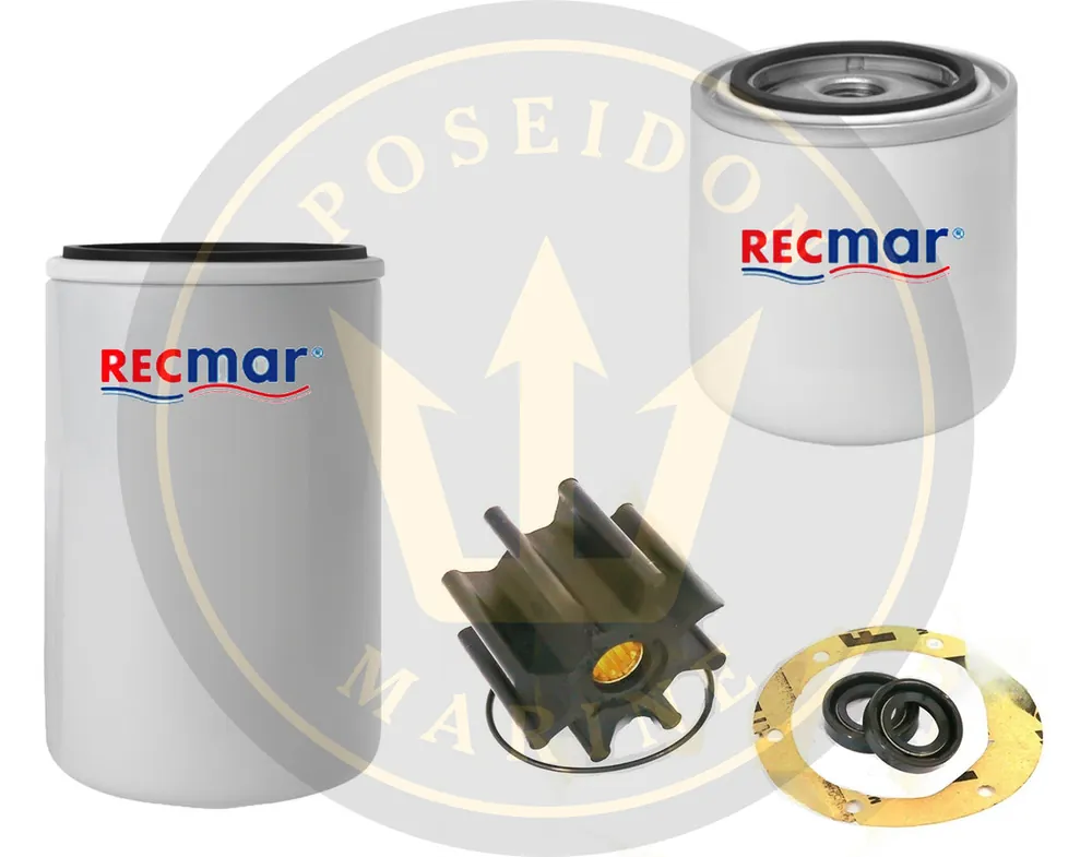 Rabatt Recmar® Service kit Volvo Penta AD41 TMD41D AQAD41 D41 replaces 877202