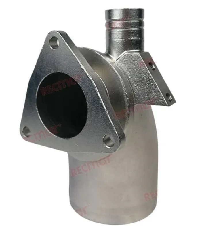 Recmar® Stainless steel Exhaust Elbow Yanmar 4LH-STE 119181-13500 Solange Der Vorrat Reicht