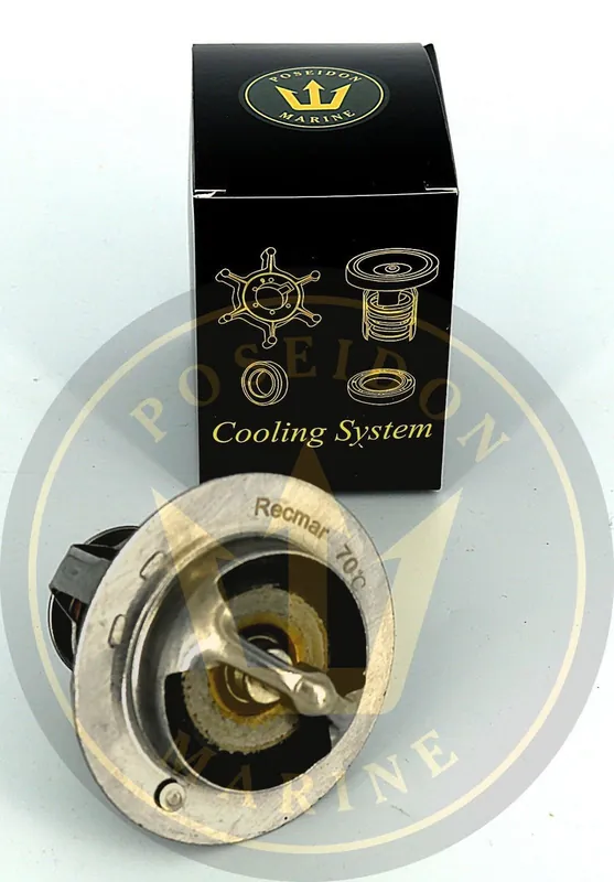 Recmar® thermostat for Yanmar 6LPA-DTP -DTZP -STP -STZ 70°C RO: 119773-49550 Highlight