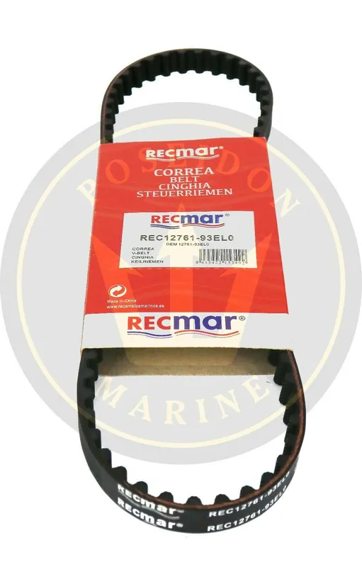 Recmar® Timing belt for Suzuki DF9.9B DF15A DF20A 12761-93EL0 Gratis Versand