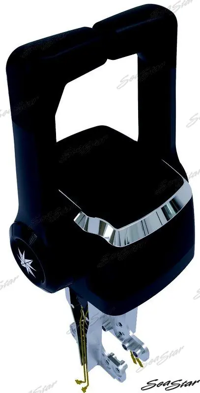 Remote control black top mounted for twin-engine applications without trim/tilt Original