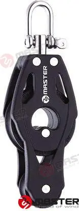 Single Fiddle Swivel Shackle Block Mega-Angebot